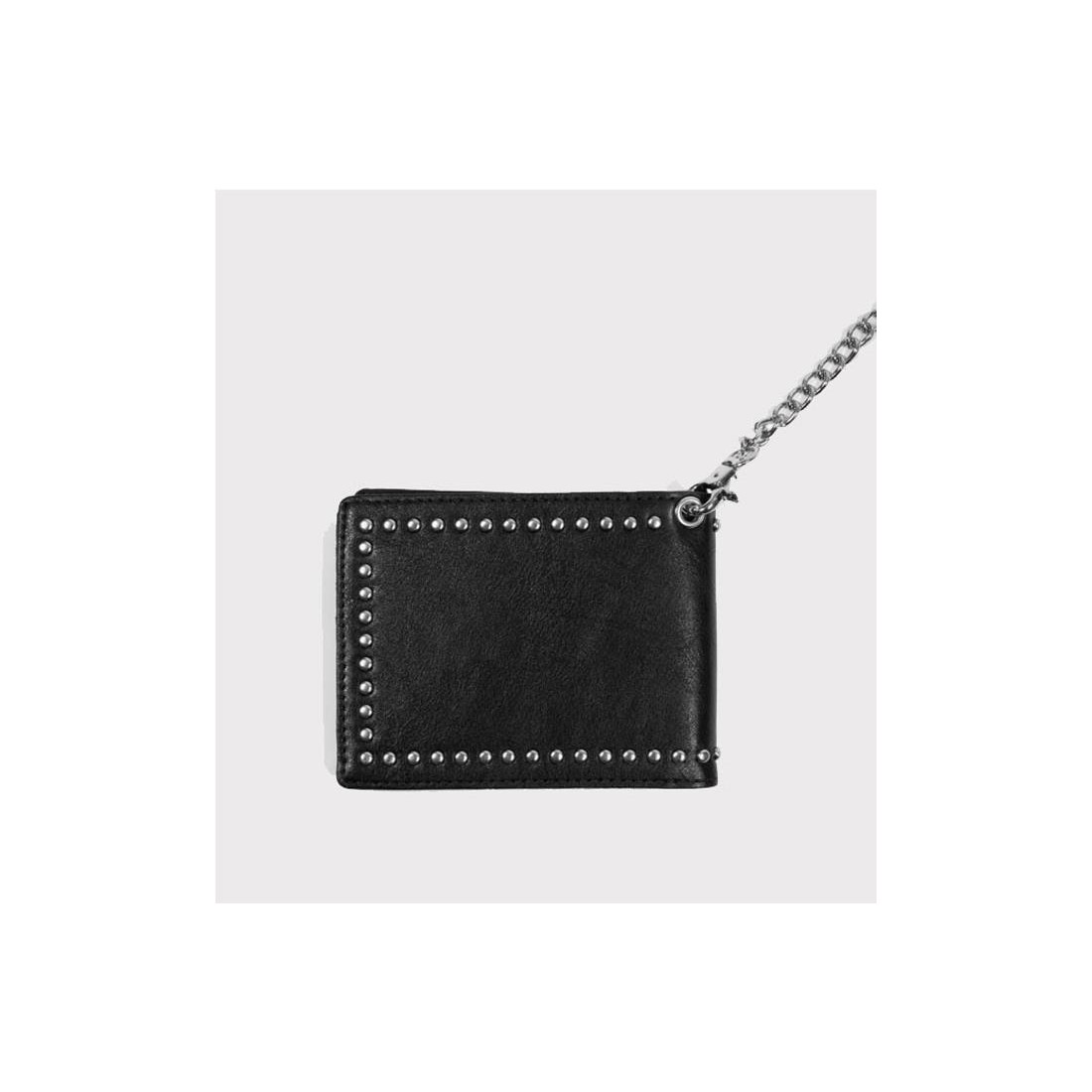 WASTED PARIS CHAIN WALLET NEGRO