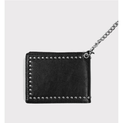 WASTED PARIS CHAIN WALLET NEGRO