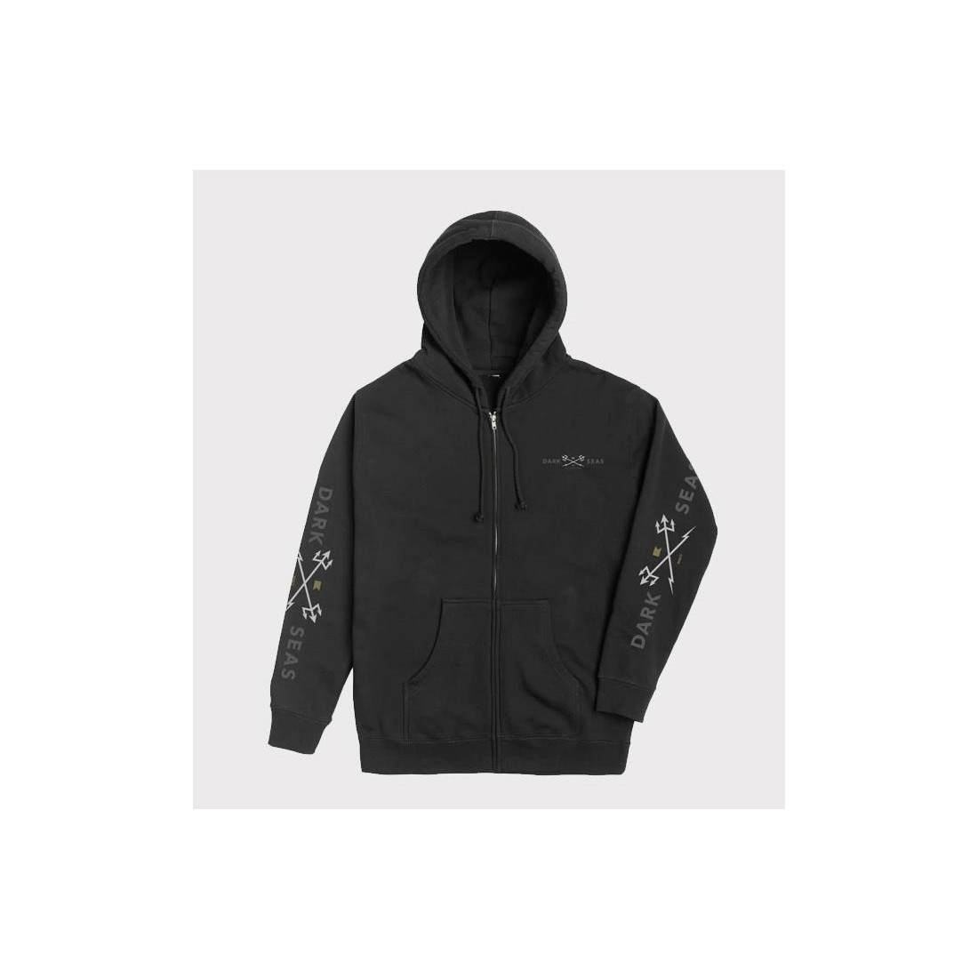 DARK SEAS HEADMASTER ZIP HOOD NEGRO