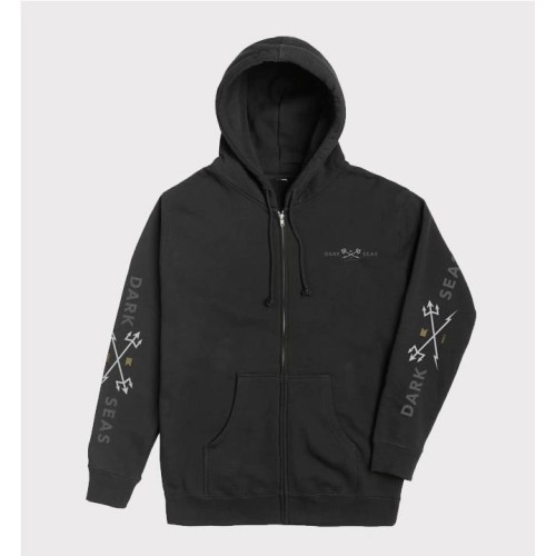 DARK SEAS HEADMASTER ZIP HOOD NEGRO