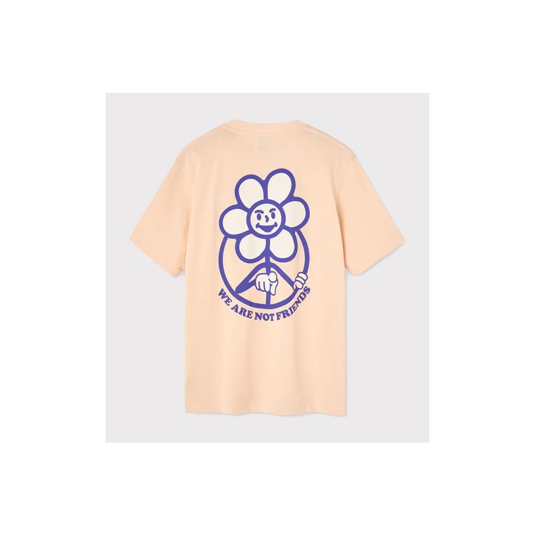 WE ARE NOT FRIENDS DAISY LOGO NARANJA