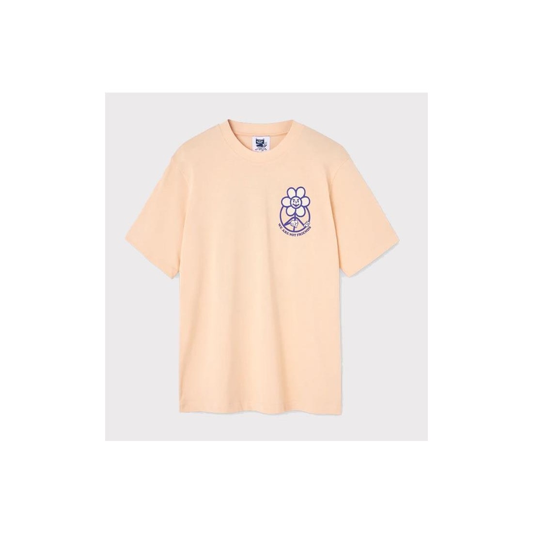 WE ARE NOT FRIENDS DAISY LOGO NARANJA