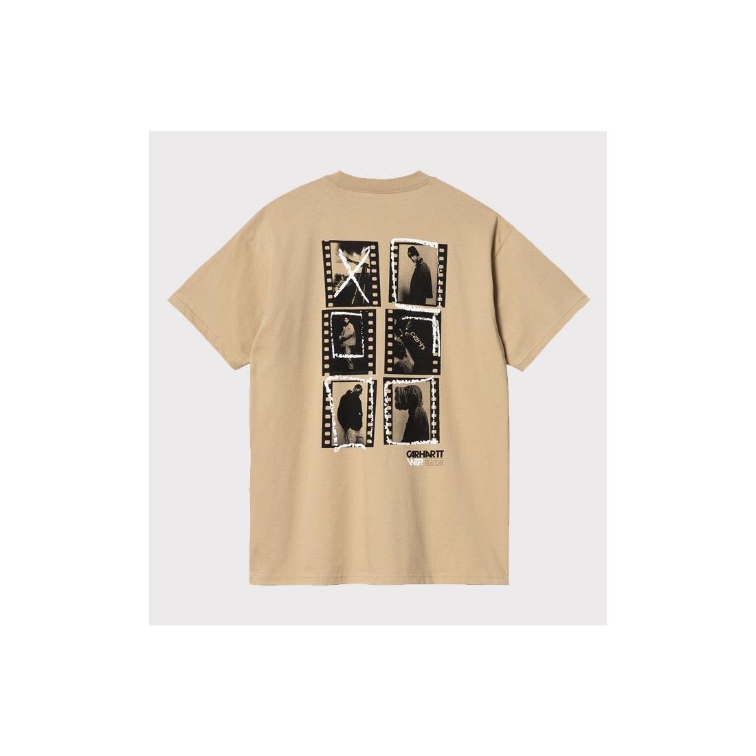 CARHATT WIP CONTACT SHEET TEE MARRON