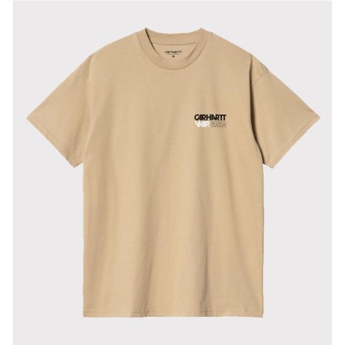 CARHATT WIP CONTACT SHEET TEE MARRON