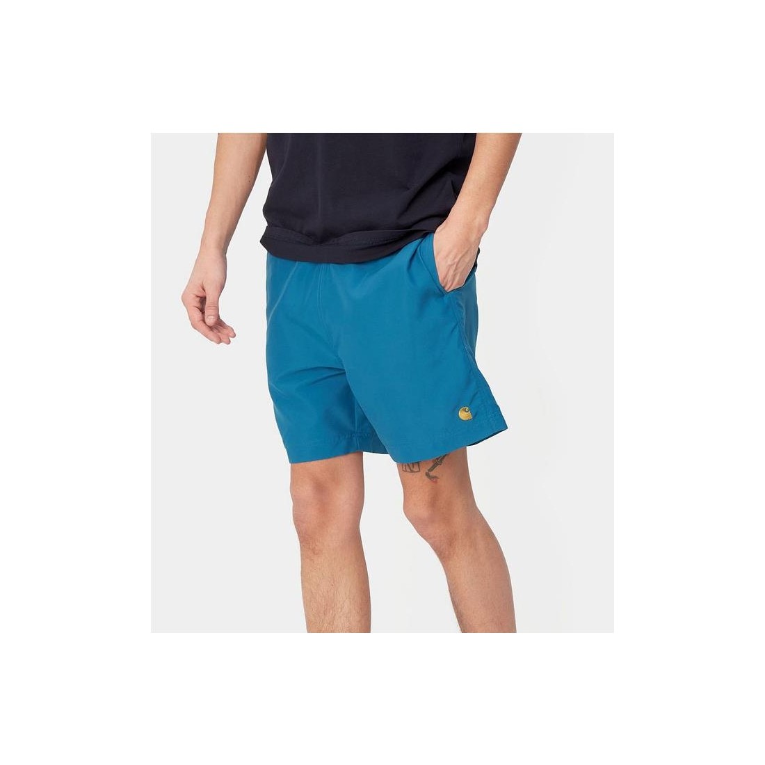 CARHARTT WIP CHASE SWIM TRUNKS AZUL