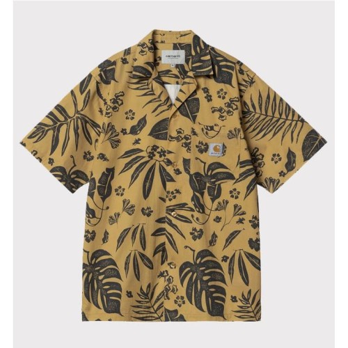 CARHARTT WIP WOODBLOCK SHIRT MARRON