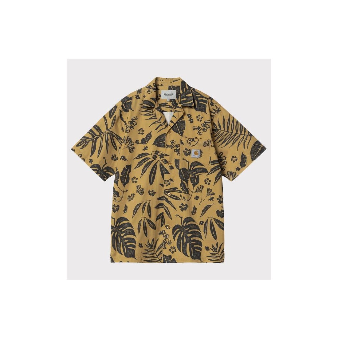 CARHARTT WIP WOODBLOCK SHIRT MARRON