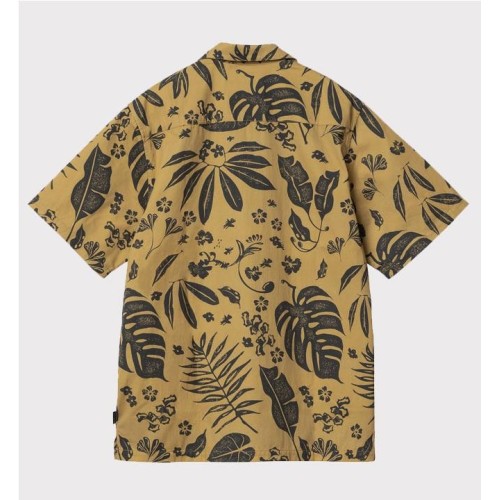 CARHARTT WIP WOODBLOCK SHIRT MARRON
