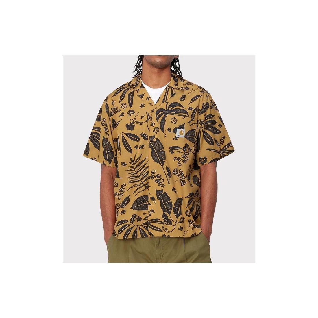 CARHARTT WIP WOODBLOCK SHIRT MARRON