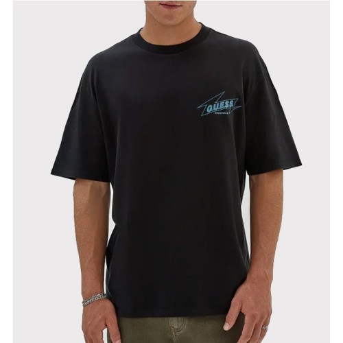 GUESS GO RADIO TEE NEGRO