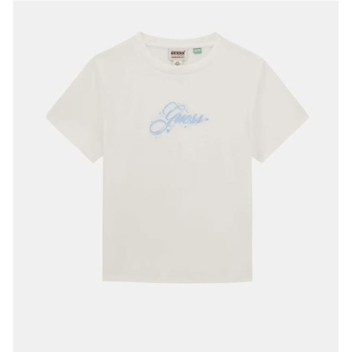 GUESS GO AIRBUSH REGULAR TEE BLANCO