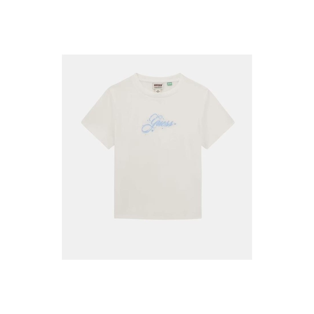 GUESS GO AIRBUSH REGULAR TEE BLANCO