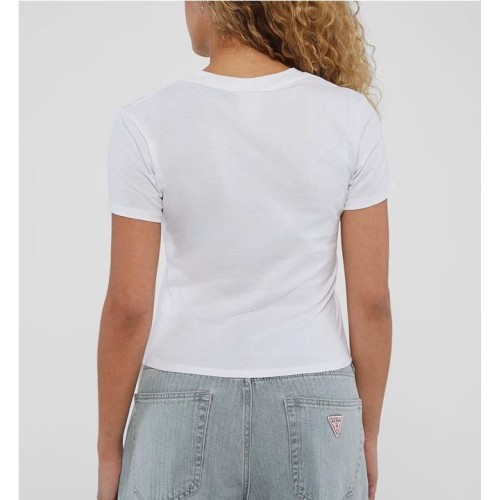 GUESS GO AIRBUSH REGULAR TEE BLANCO