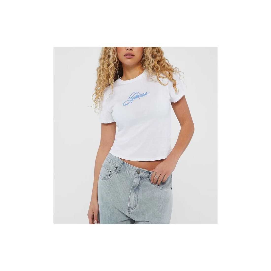 GUESS GO AIRBUSH REGULAR TEE BLANCO