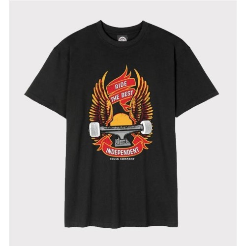 INDEPENDENT RIDE FREE TEE NEGRO