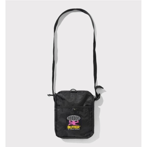 BUTTER GOODS RIPSTOP SIDE BAG NEGRO