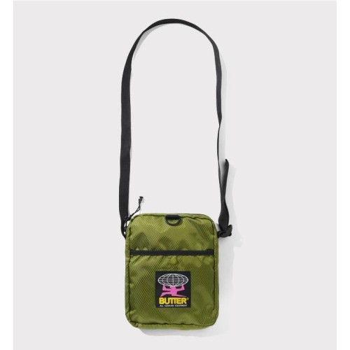 BUTTER GOODS RIPSTOP SIDE BAG VERDE