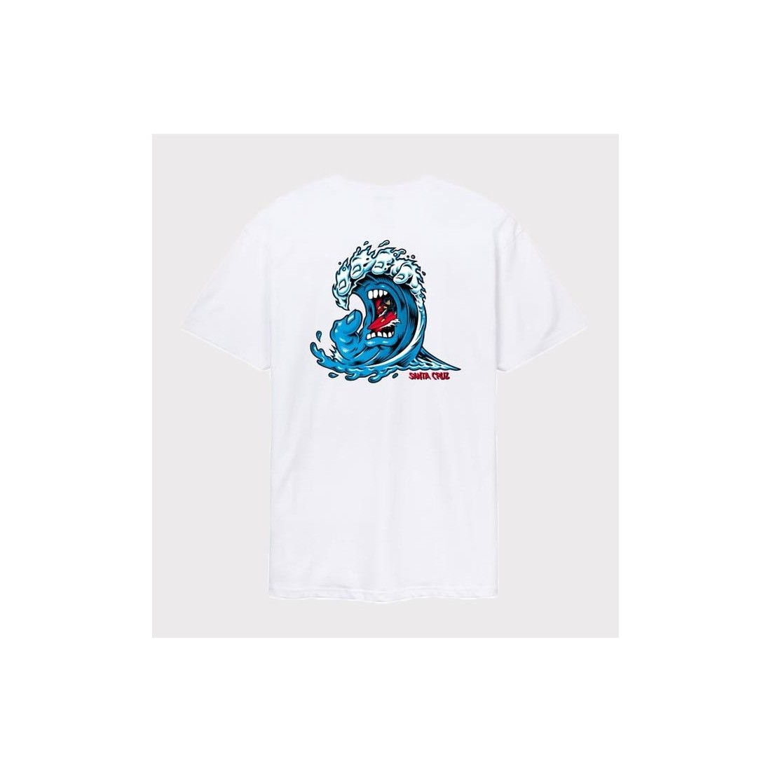 SANTA CRUZ SCREAMING WAVE TEE BLANCO