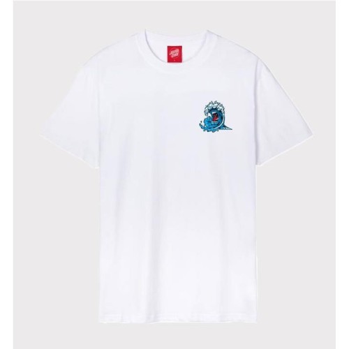 SANTA CRUZ SCREAMING WAVE TEE BLANCO 2