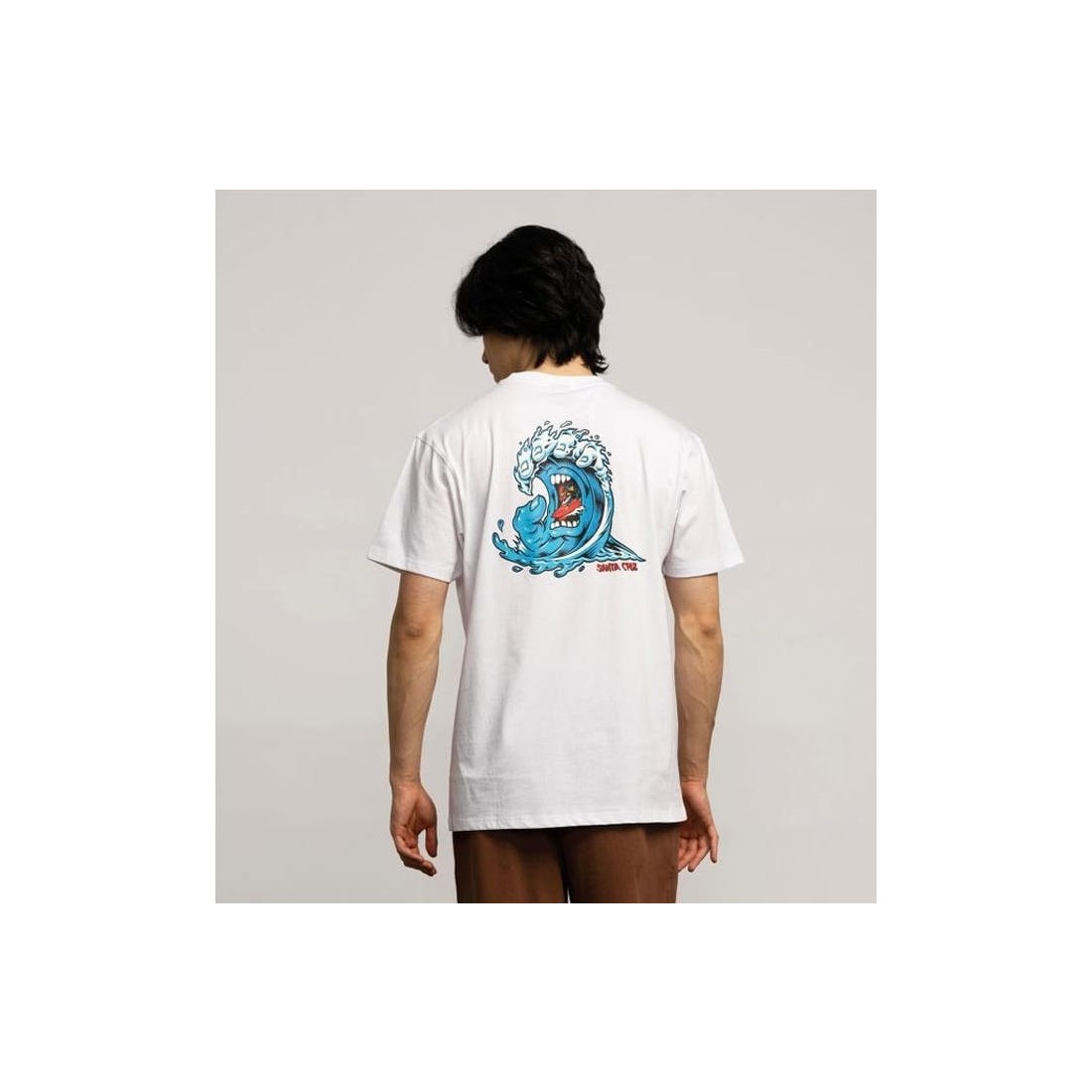 SANTA CRUZ SCREAMING WAVE TEE BLANCO