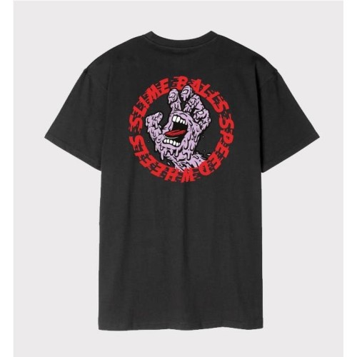 SANTA CRUZ HAND SB TEE NEGRO