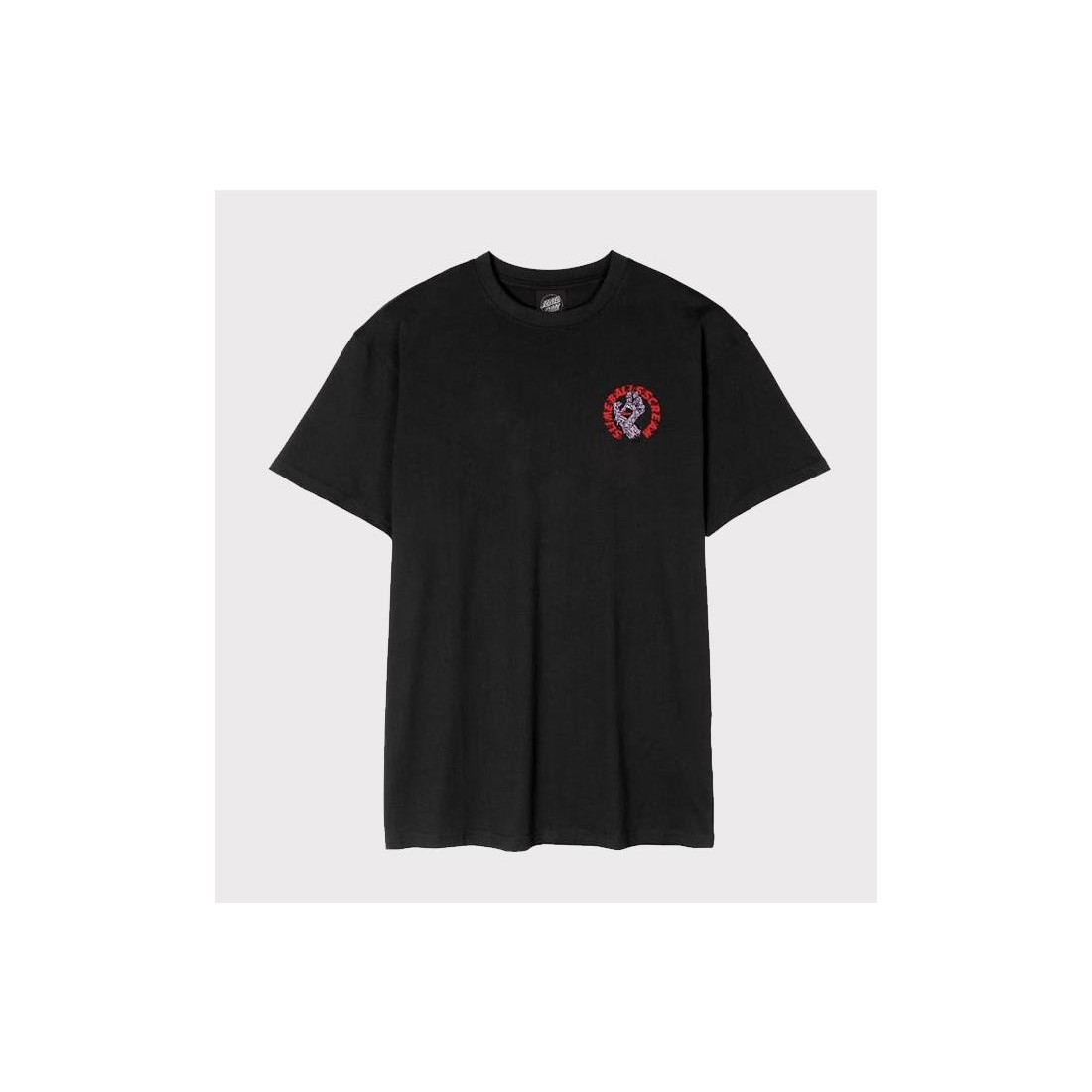 SANTA CRUZ HAND SB TEE NEGRO