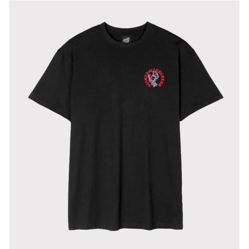 SANTA CRUZ HAND SB TEE NEGRO