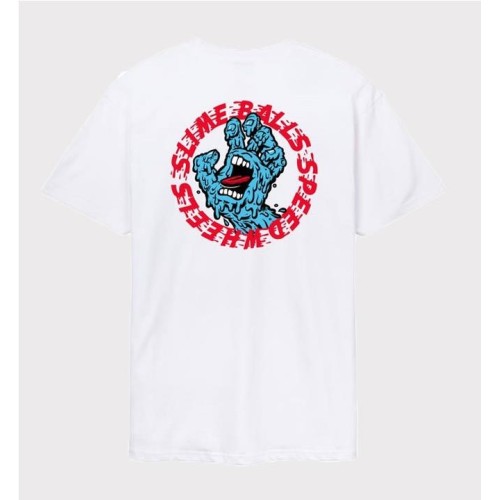 SANTA CRUZ HAND SB TEE BLANCO