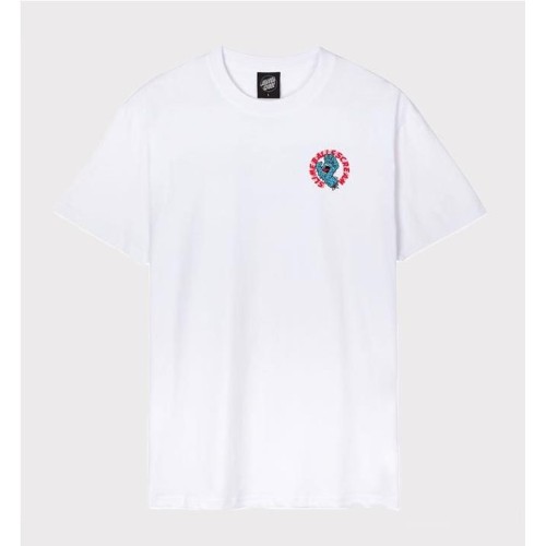 SANTA CRUZ HAND SB TEE BLANCO 2