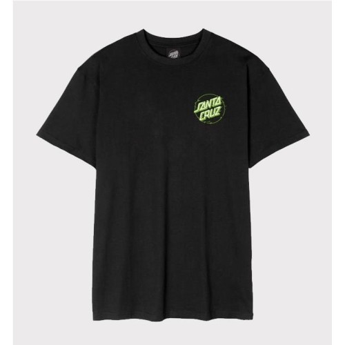 SANTA CRUZ TOXIC SKULL TEE NEGRO 2