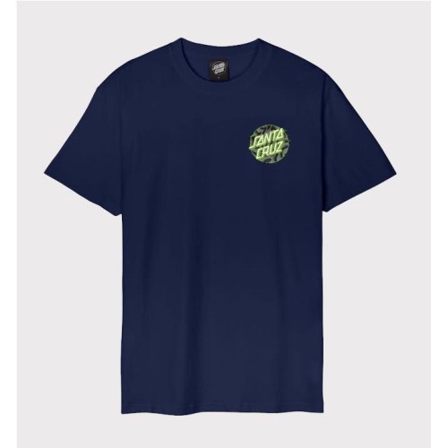 SANTA CRUZ VIVID SLICK DOT TEE AZUL