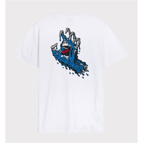 SANTA CRUZ MELTING HAND TEE BLANCO