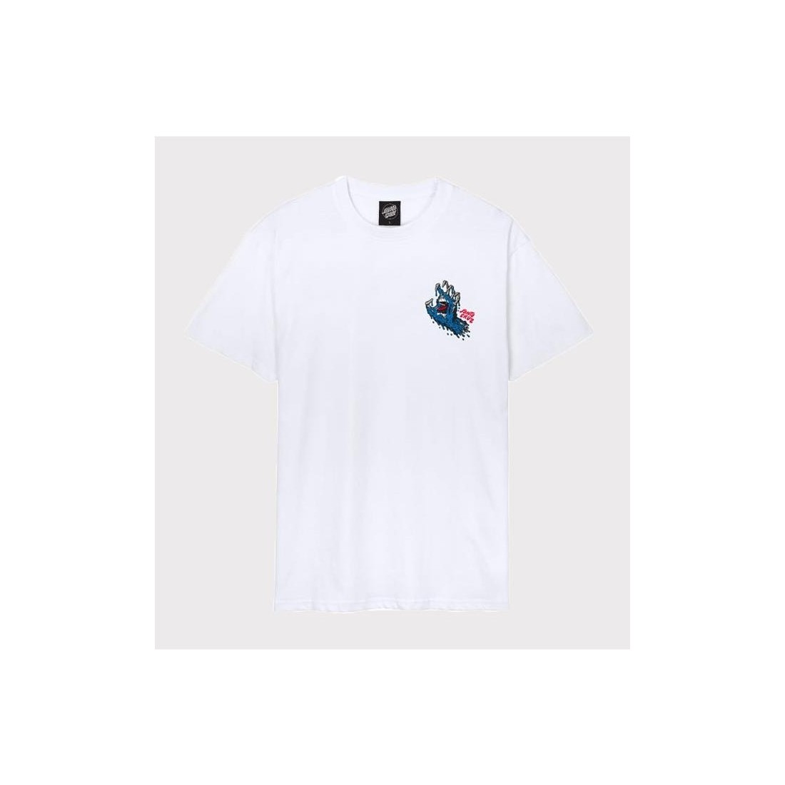 SANTA CRUZ MELTING HAND TEE BLANCO