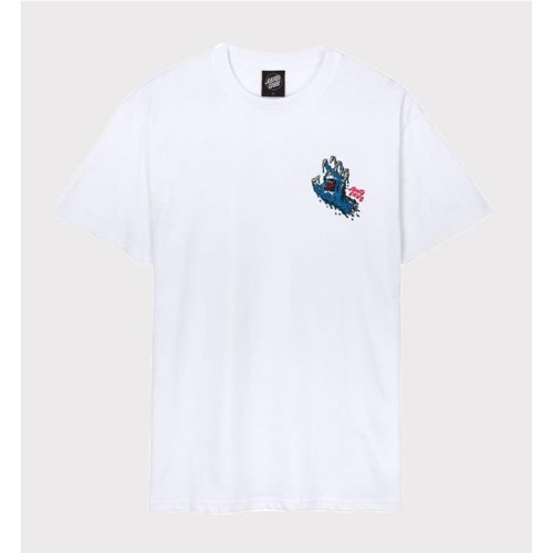 SANTA CRUZ MELTING HAND TEE BLANCO