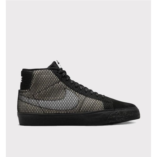 NIKE SB ZOOM BLAZER MID PRM NEGRO 2