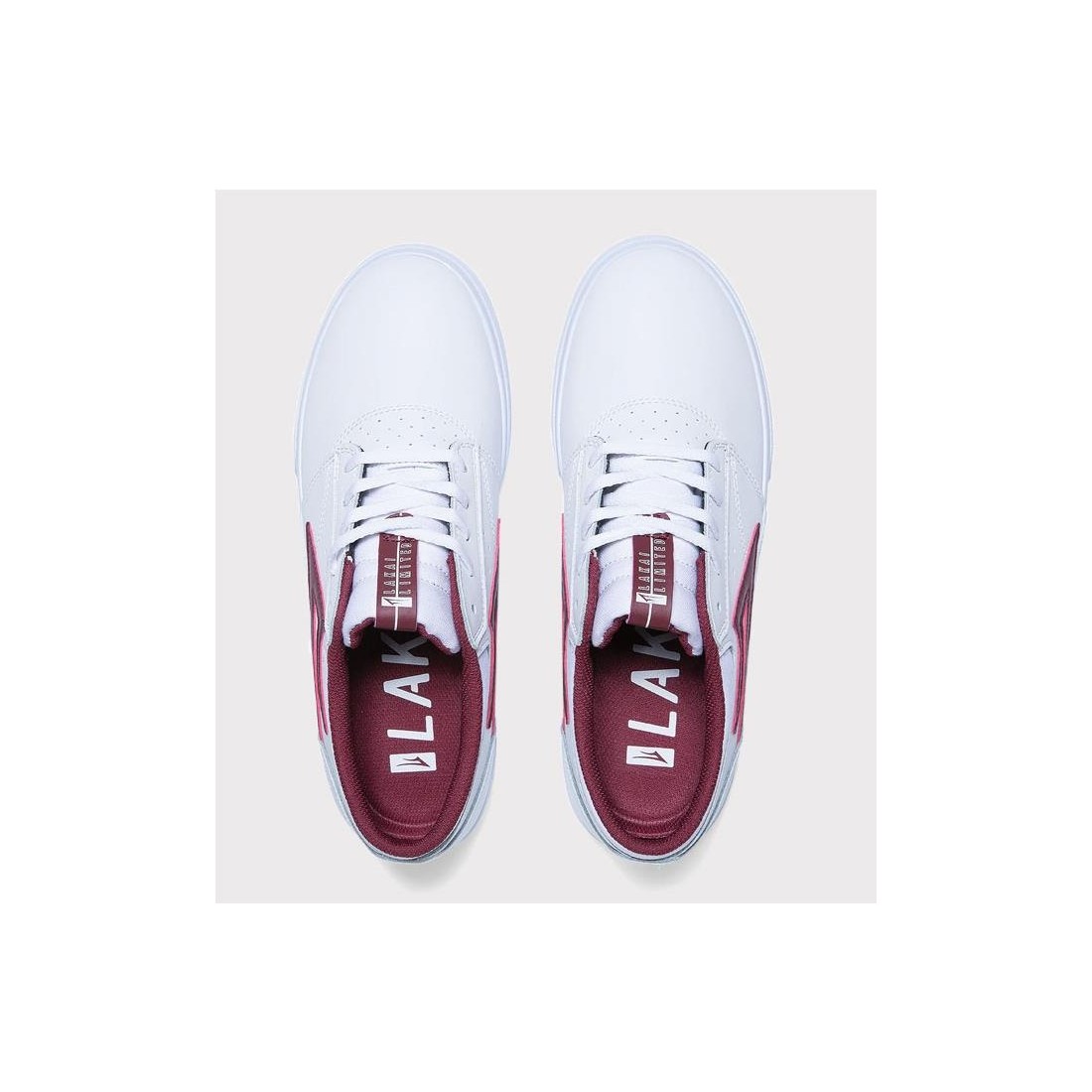 LAKAI GRIFIN LEATHER BLANCO