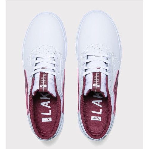LAKAI GRIFIN LEATHER BLANCO