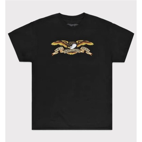 ANTIHERO EAGLE TEE NEGRO
