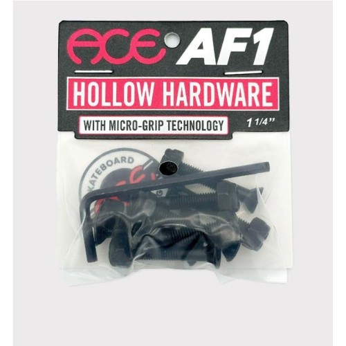 ACE HOLLOW BOLTS 1/4 NEGRO