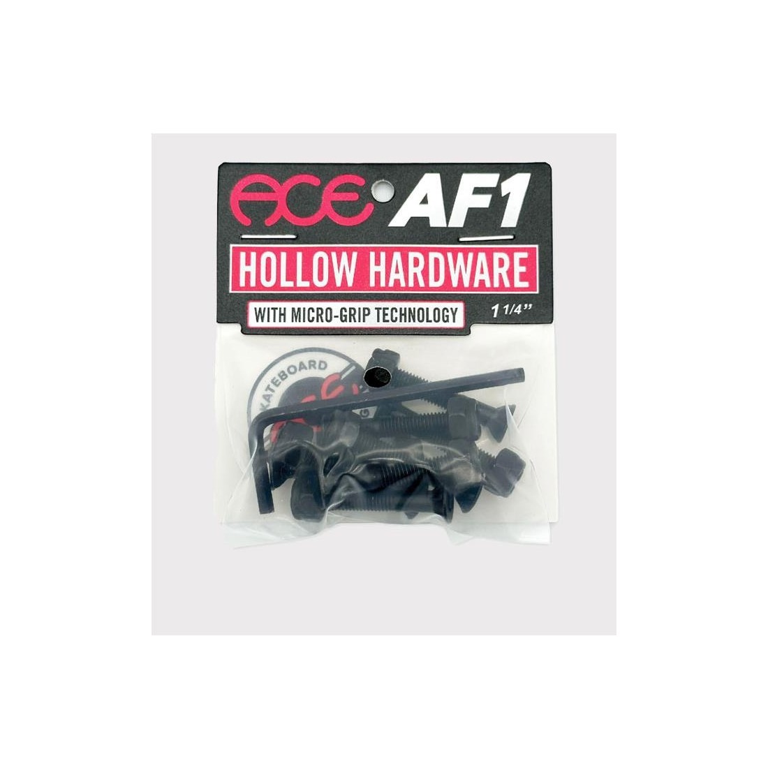 ACE HOLLOW BOLTS 1/4 NEGRO