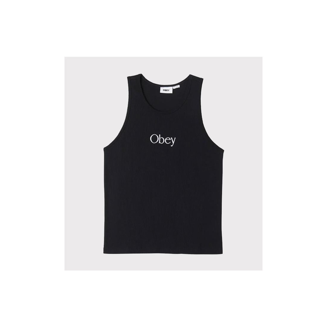 OBEY ROSEMONT RIB TANK NEGRO