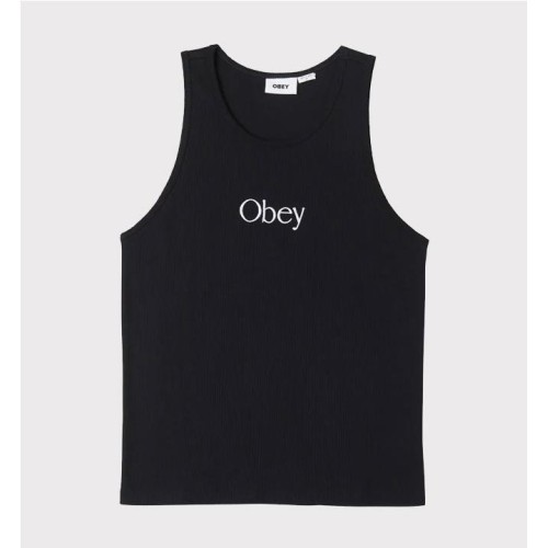 OBEY ROSEMONT RIB TANK NEGRO