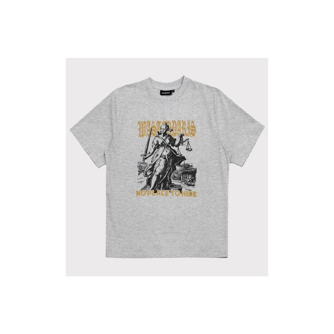 WASTED PARIS SENTENCE TEE GRIS