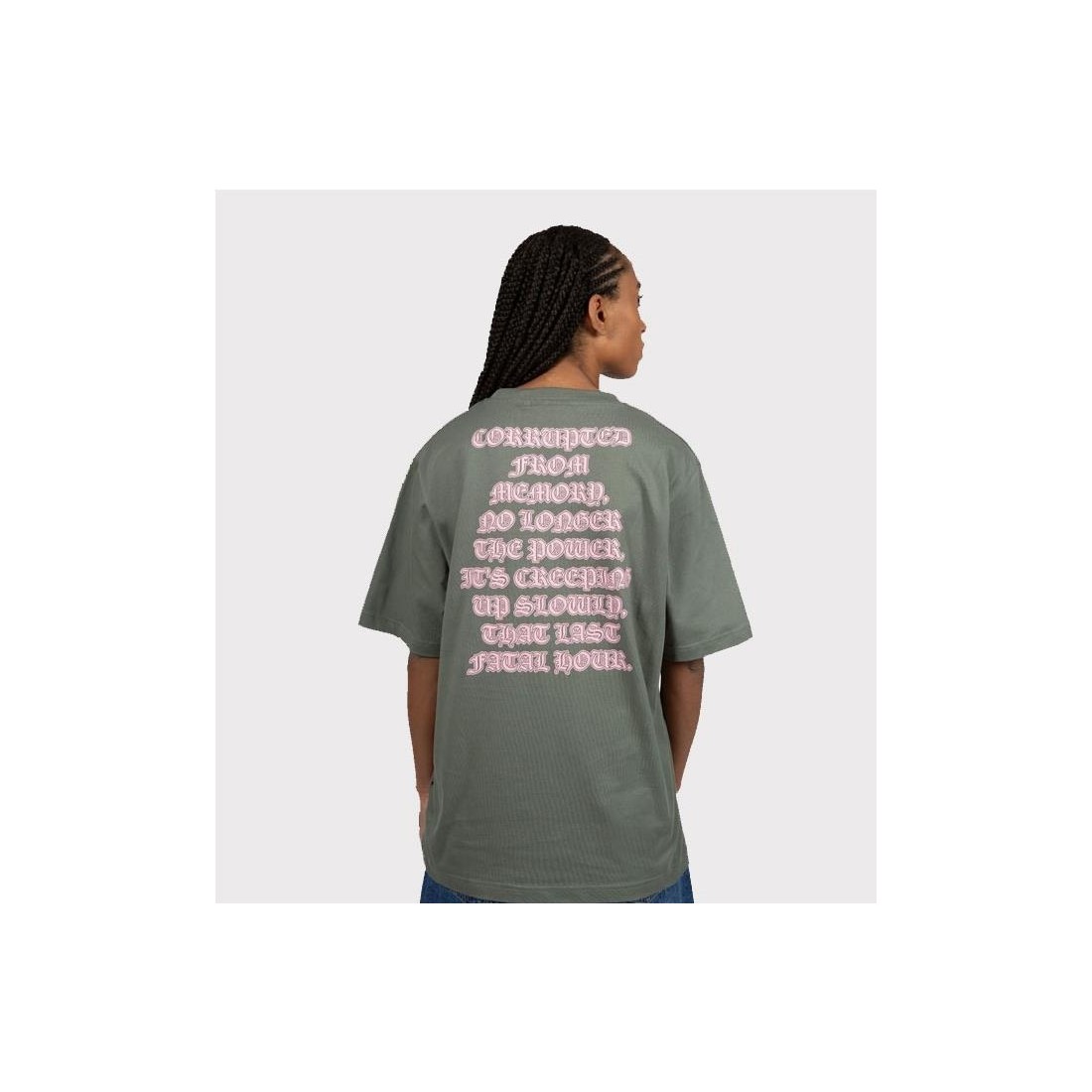 WASTED PARIS CORRUPTION TEE VERDE CLARO