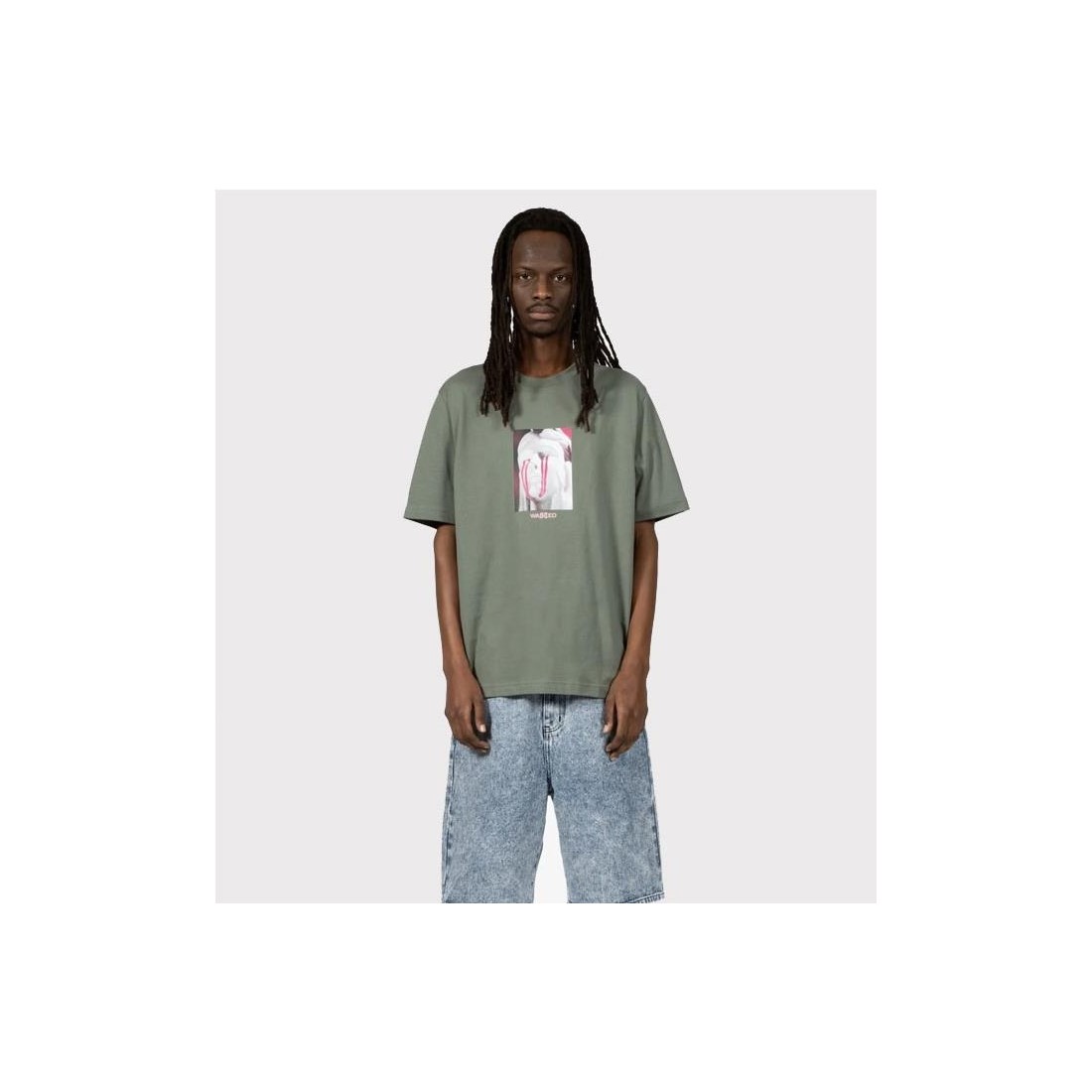 WASTED PARIS CORRUPTION TEE VERDE CLARO