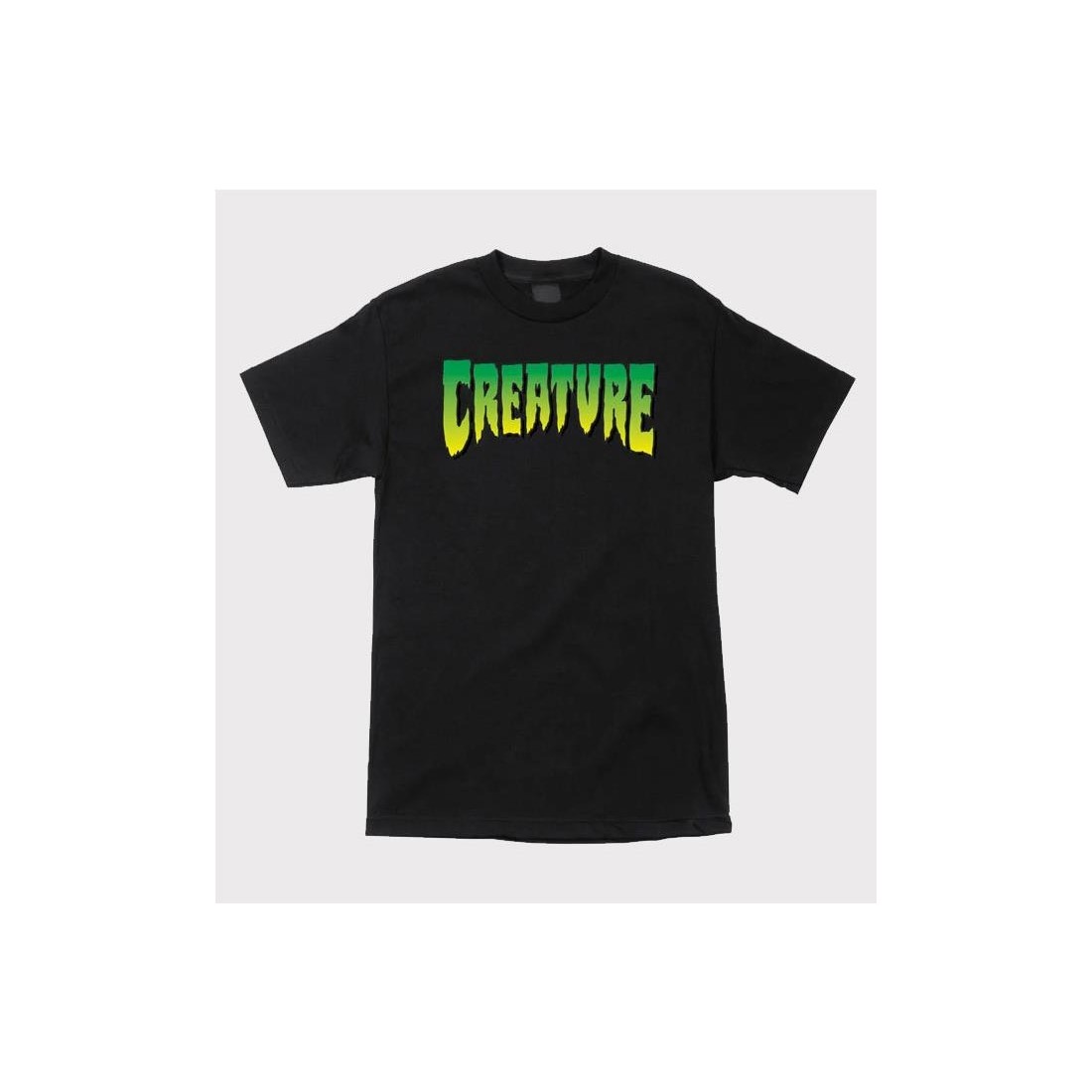 CREATURE LOGO HEAVYWEIGHT TEE NEGRO