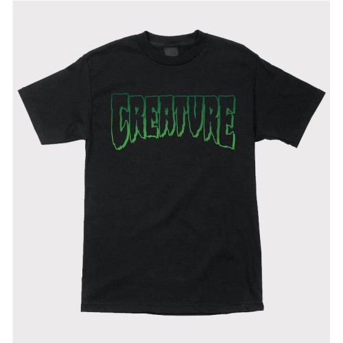 CREATURE LOGO OUTLINE TEE NEGRO