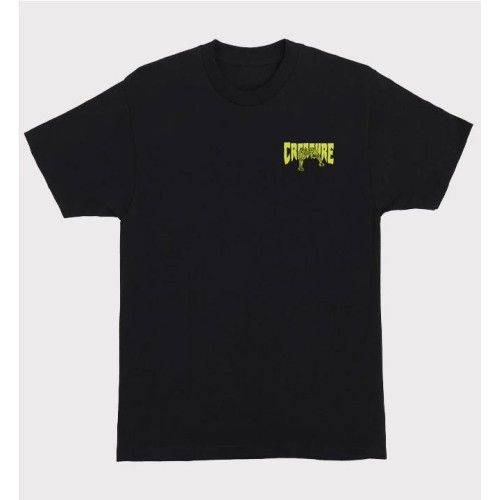 CREATURE GRAVE ROLLER TEE NEGRO