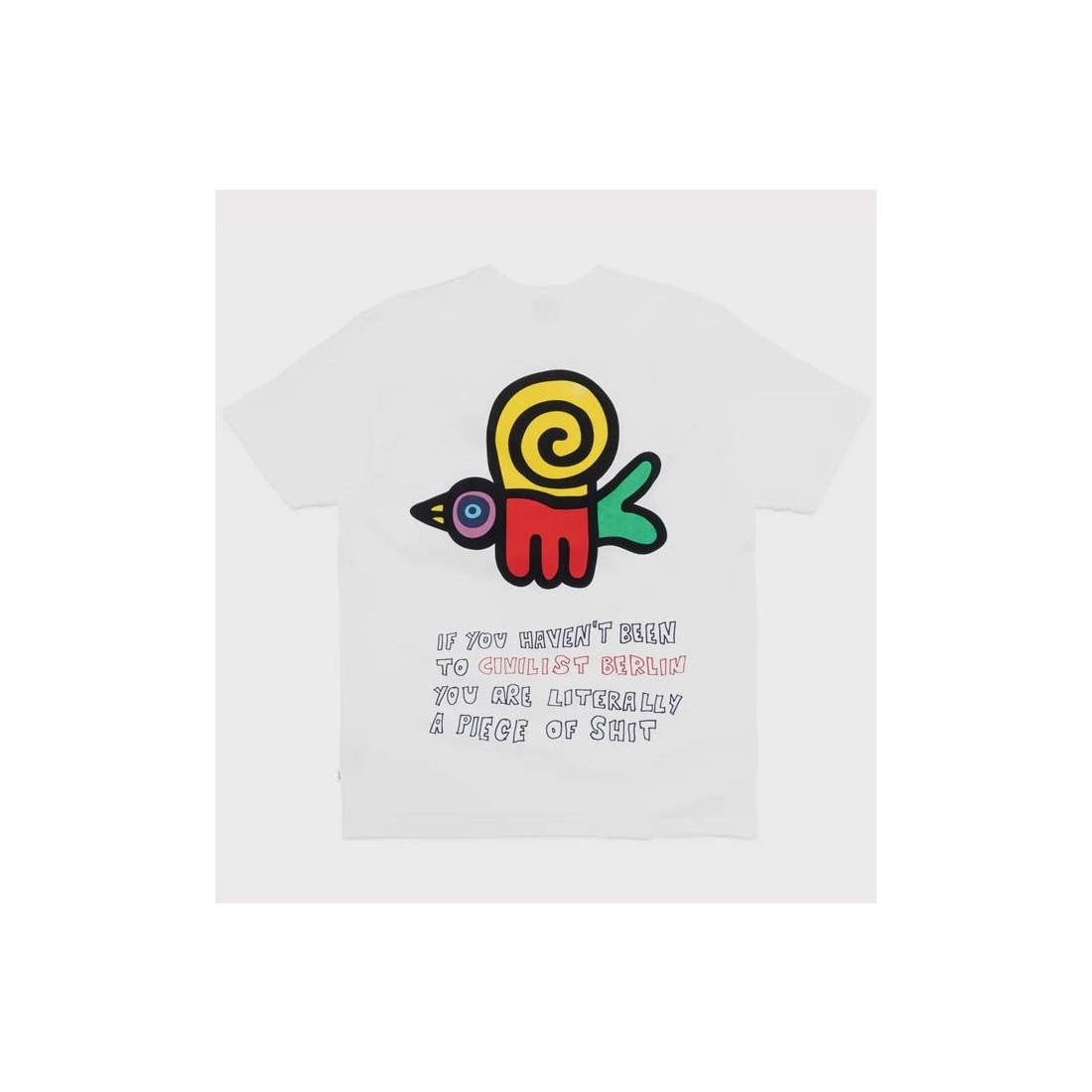 CIVILIST PIECE TEE BLANCO