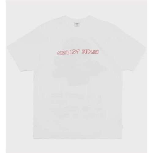CIVILIST PIECE TEE BLANCO